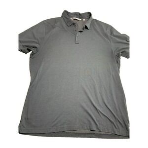 Travis Matthews polo shirt men's XXL black golf sport Dacor